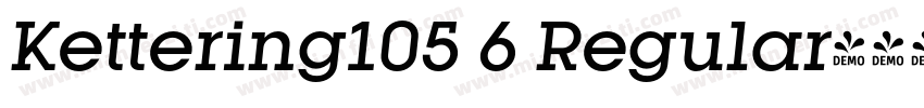 Kettering105 6 Regular字体转换